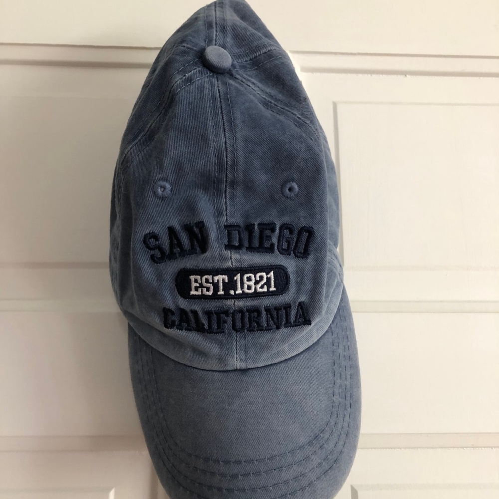 San Diego California blue baseball cap